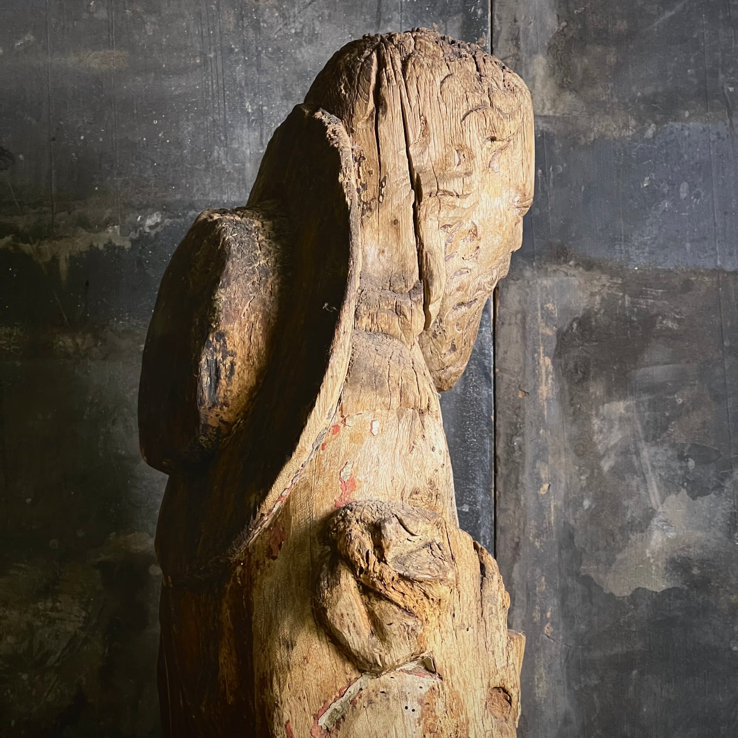 Carved Oak Figure of Saint James the Greater c.1470-1520