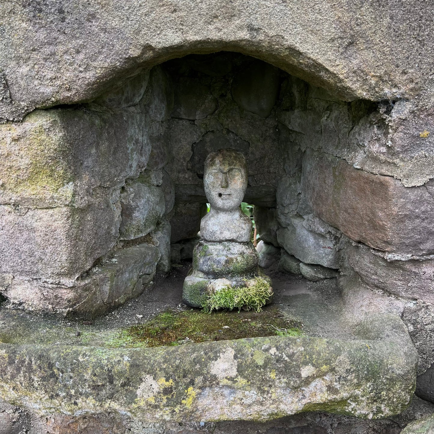 Yorkshire Celtic Carved Stone Head