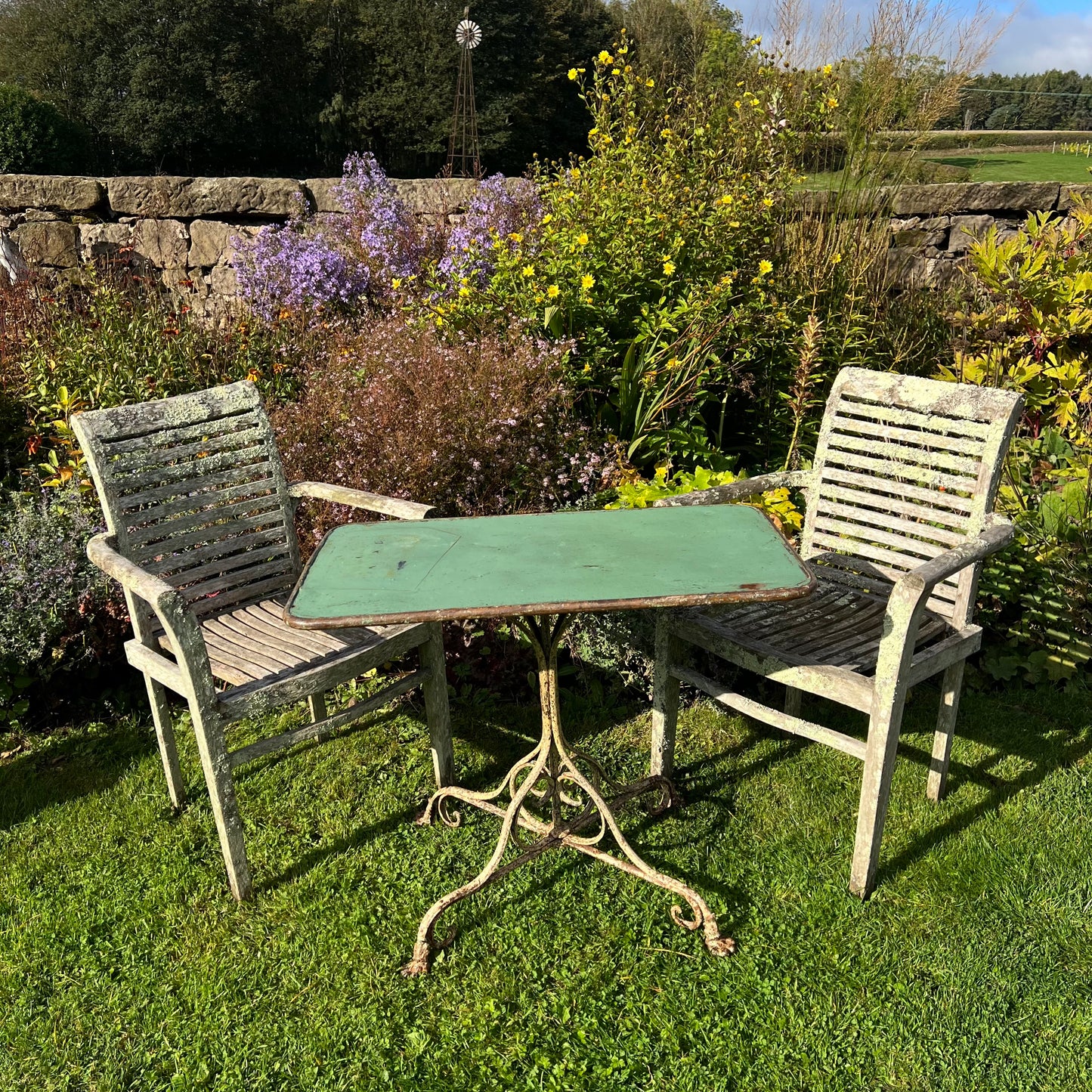 Arras Wrought Iron Garden Table, France c.1900–1920
