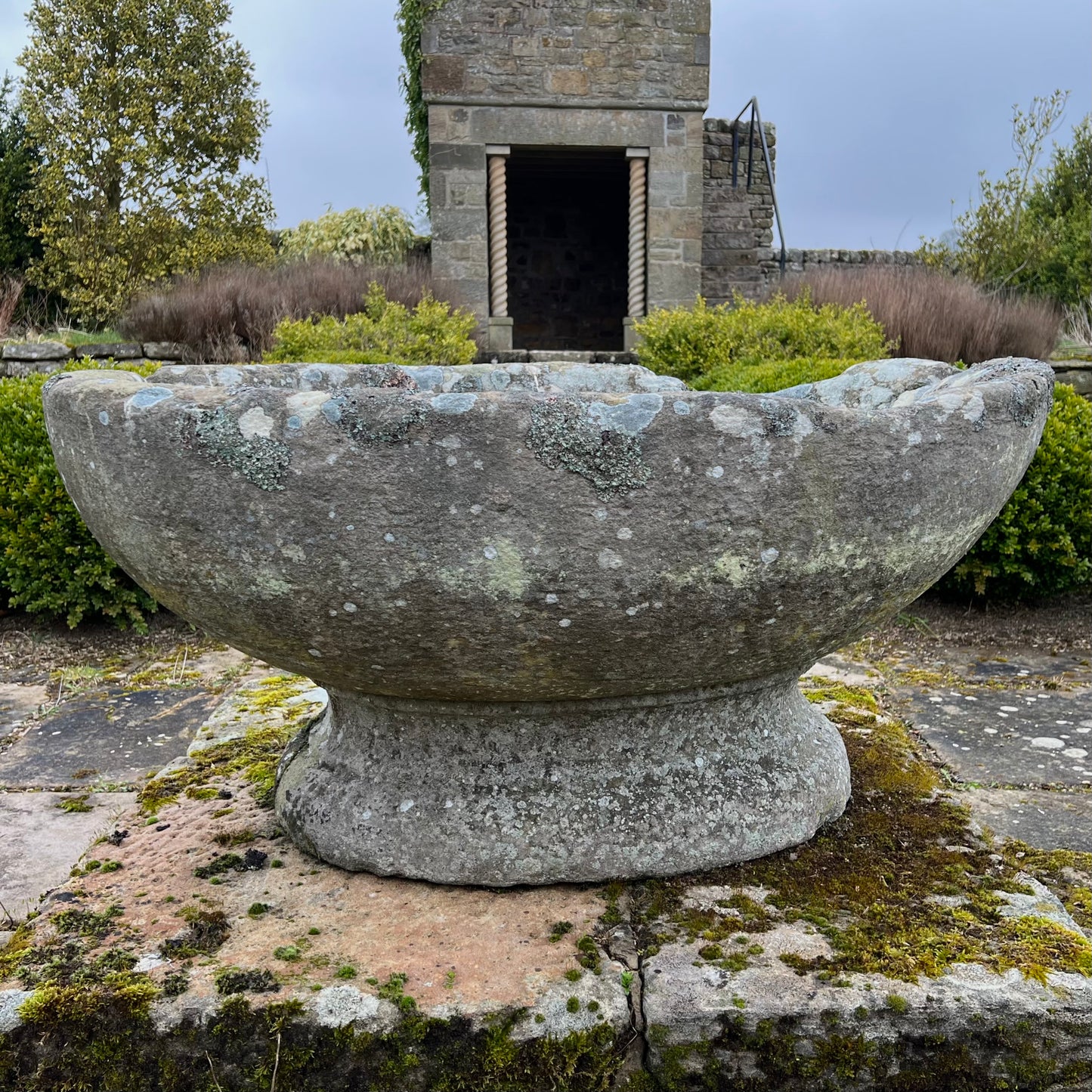 Monumental Roman Basin or Lavabo from Furness Abbey