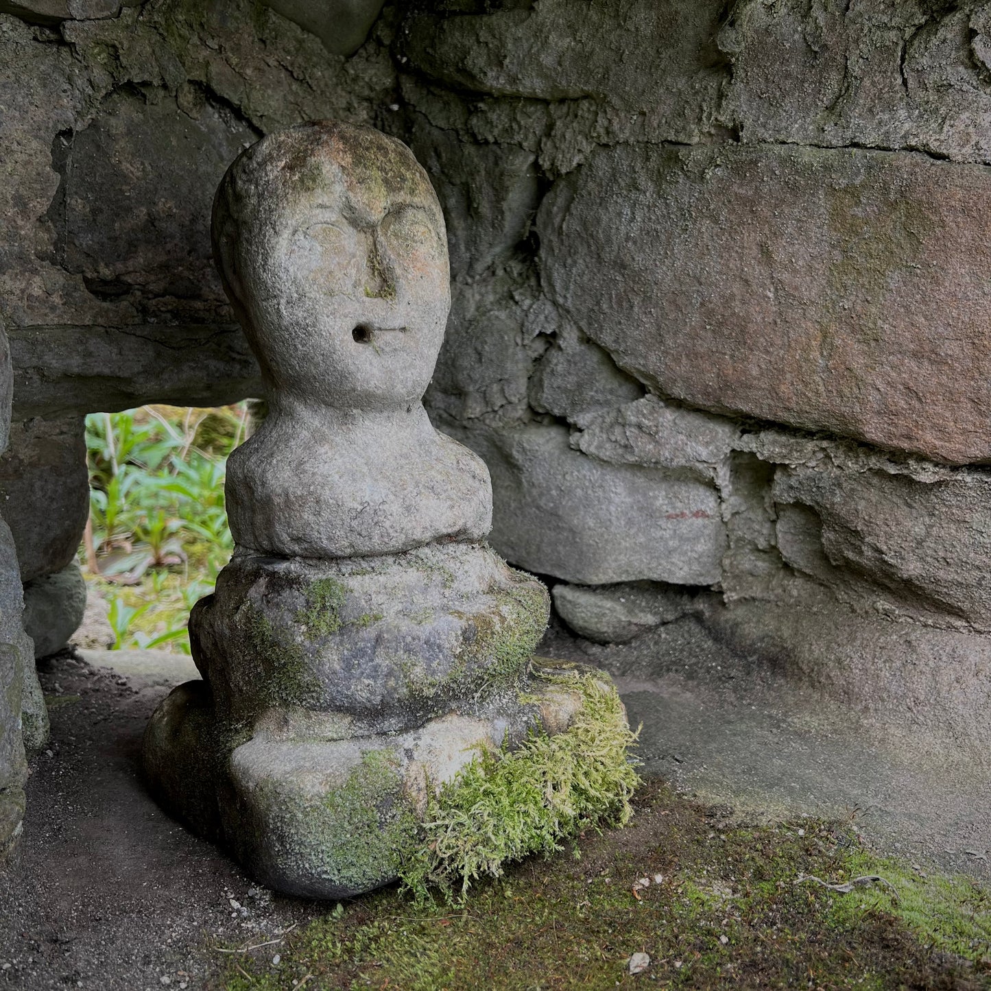 Yorkshire Celtic Carved Stone Head