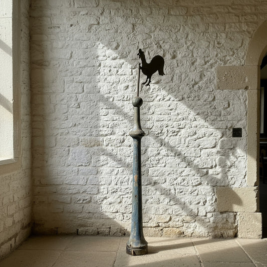 English Folk Art Cockerel Weathervane c.1880
