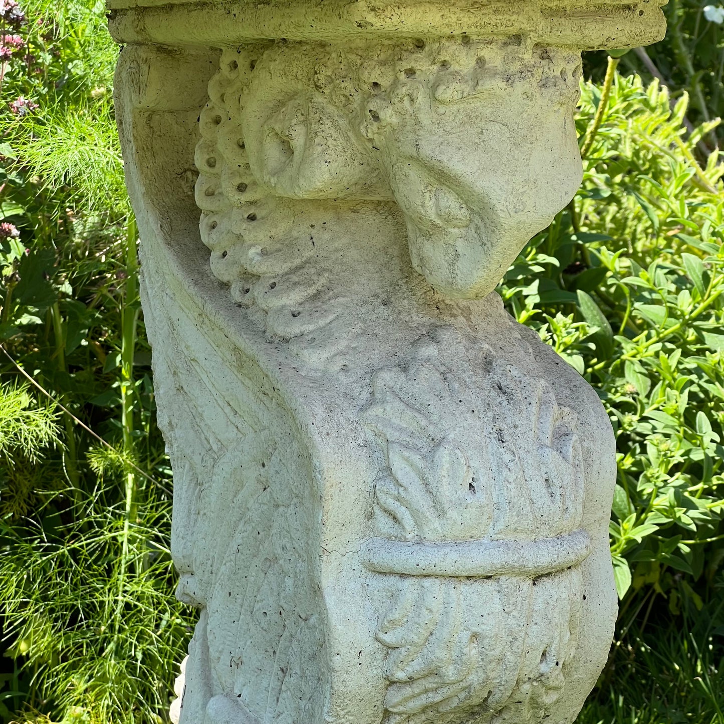 Carrara Marble Console Table with Renaissance-Style Griffin Supports