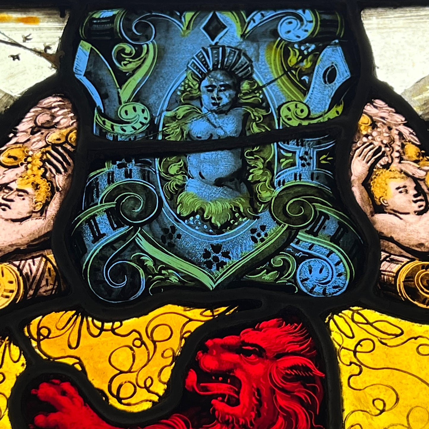 Stained Glass Panel depicting The Arms of Heinrich Bodmer of Baden c.1530