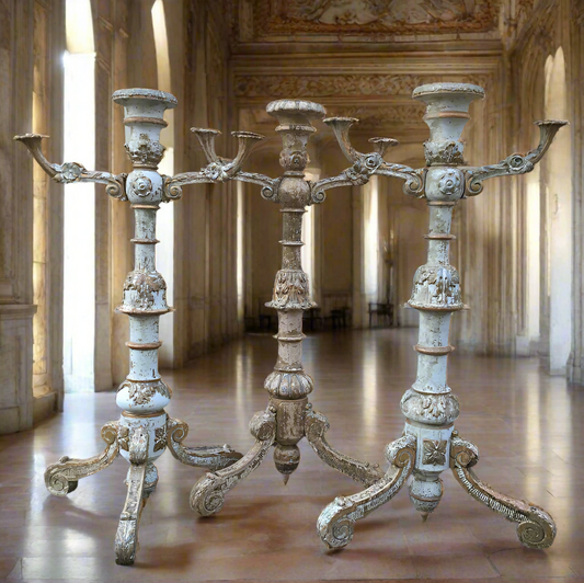 Louis XIV Torchères Candelabra late 17th/early 18th Century