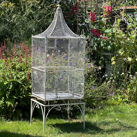 French Wirework Birdcage on Stand c.1880