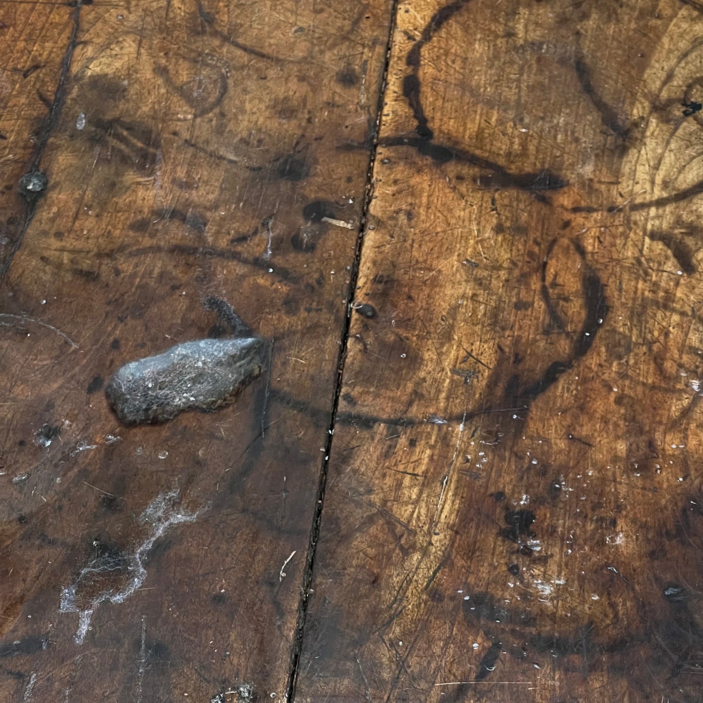 18th Century English Elm Cricket Table