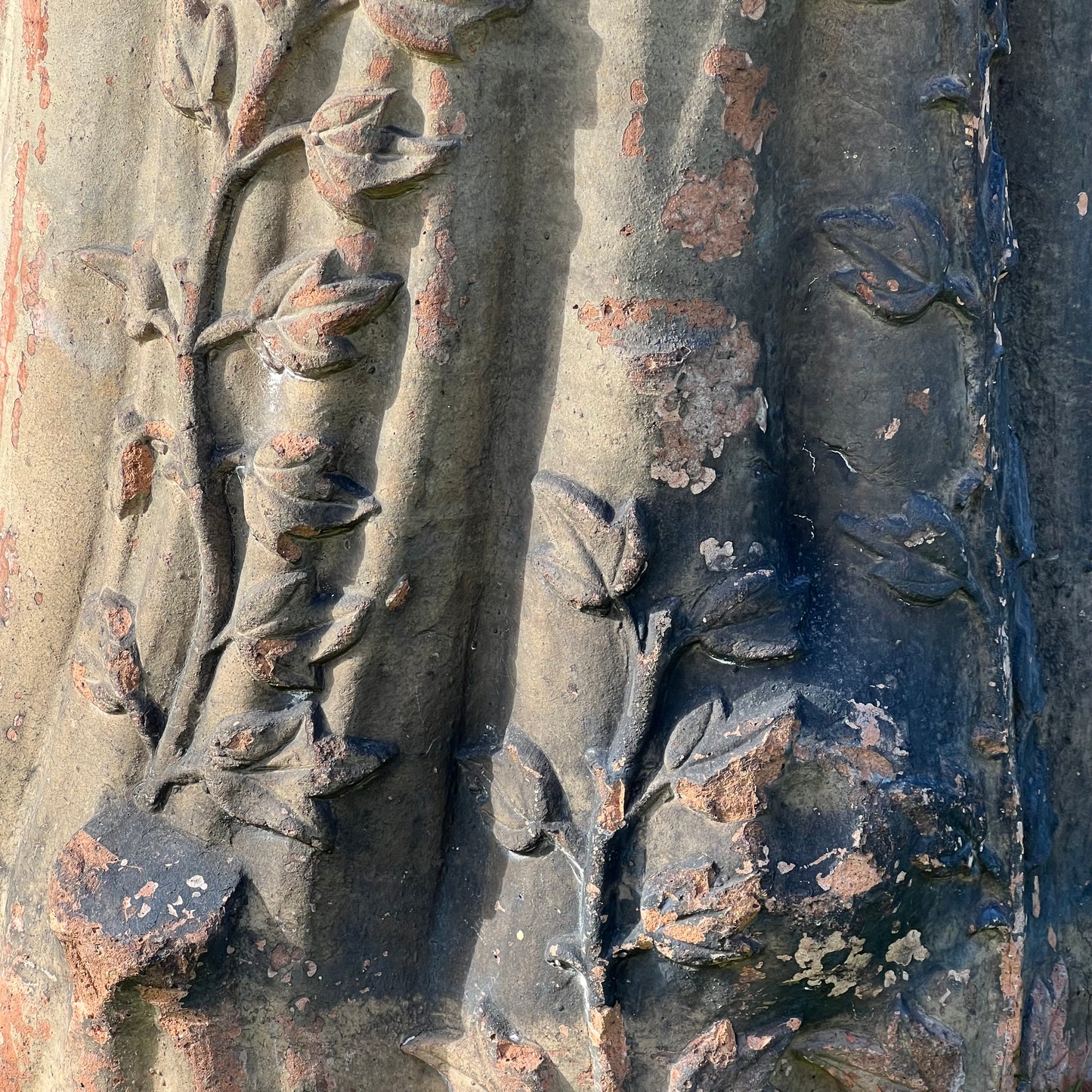 Pair of English Terracotta Tree Stump or Stumpery Pedestals by Gibbs & Canning, Tamworth c.1870