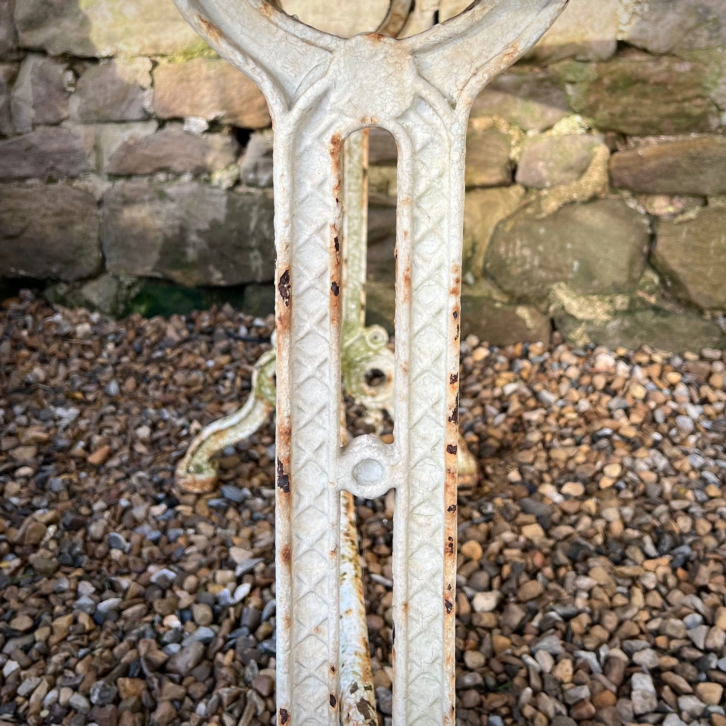 French Carrara Marble Topped Bistro Table c.1890