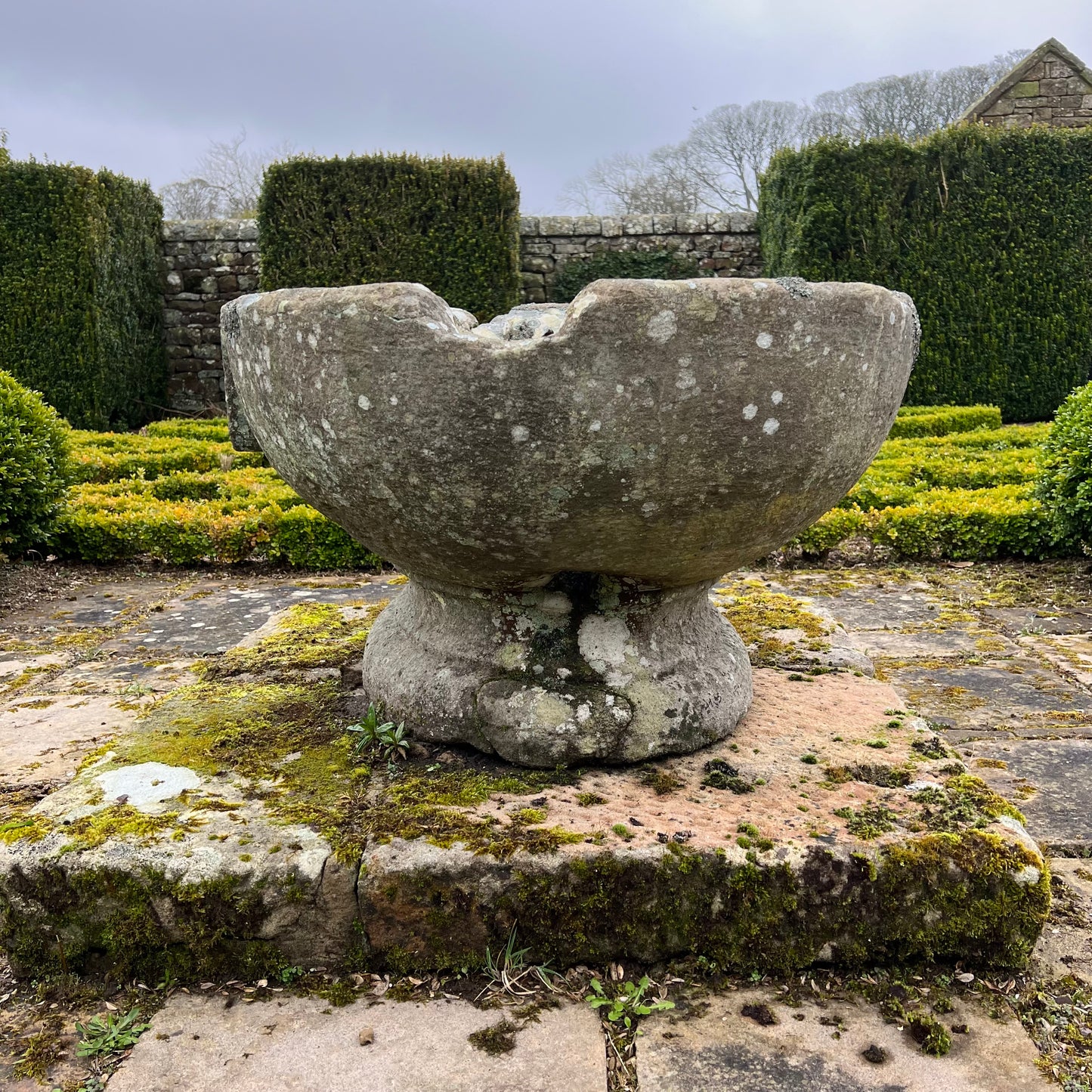 Monumental Roman Basin or Lavabo from Furness Abbey