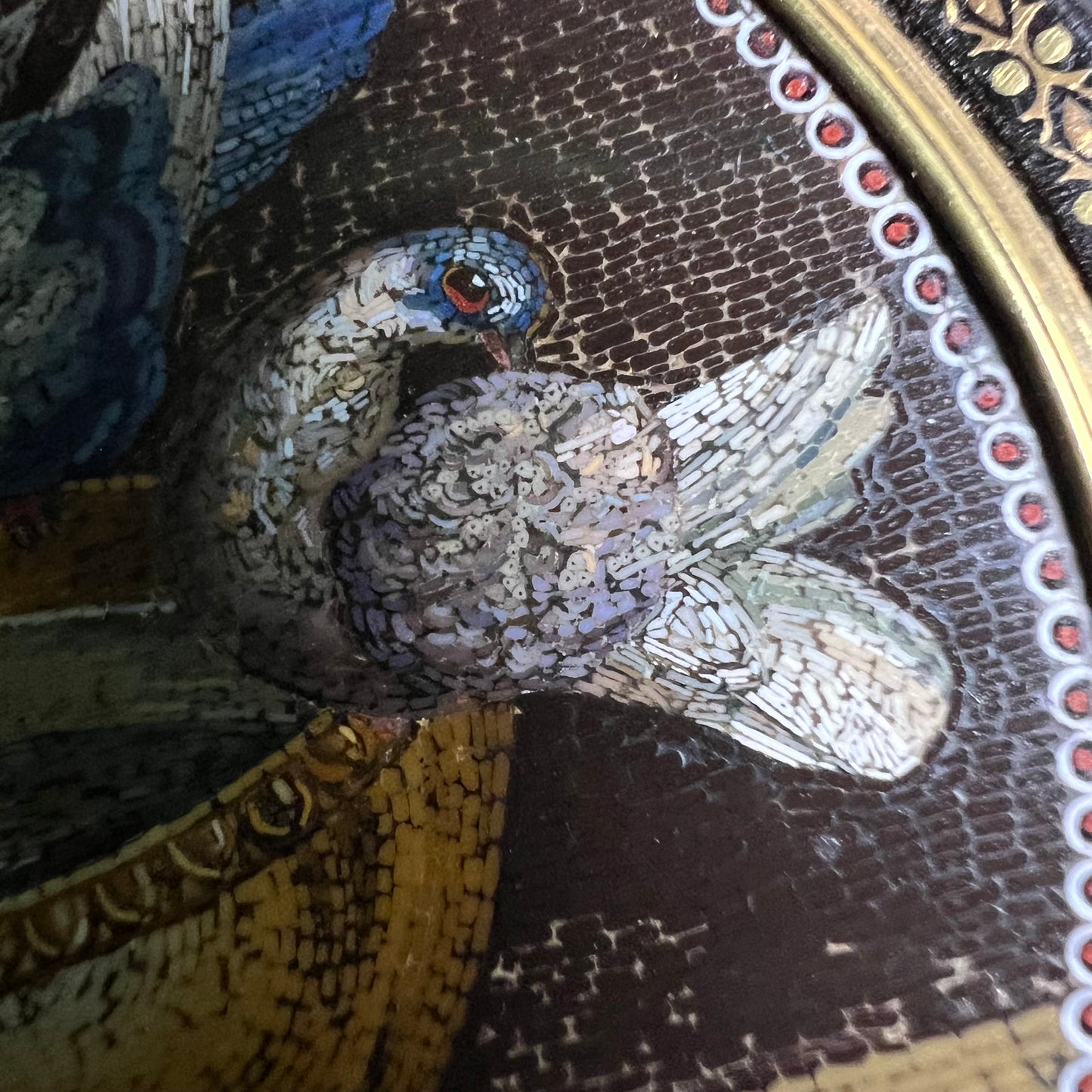 18th-Century Roman Micromosaic Snuff Box – Doves of Pliny, Attributed to Circle of Giacomo Raffaelli c.1780-1800