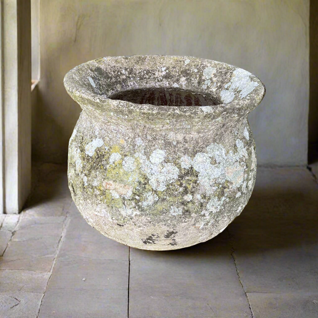Cauldron Shaped Composite Planter