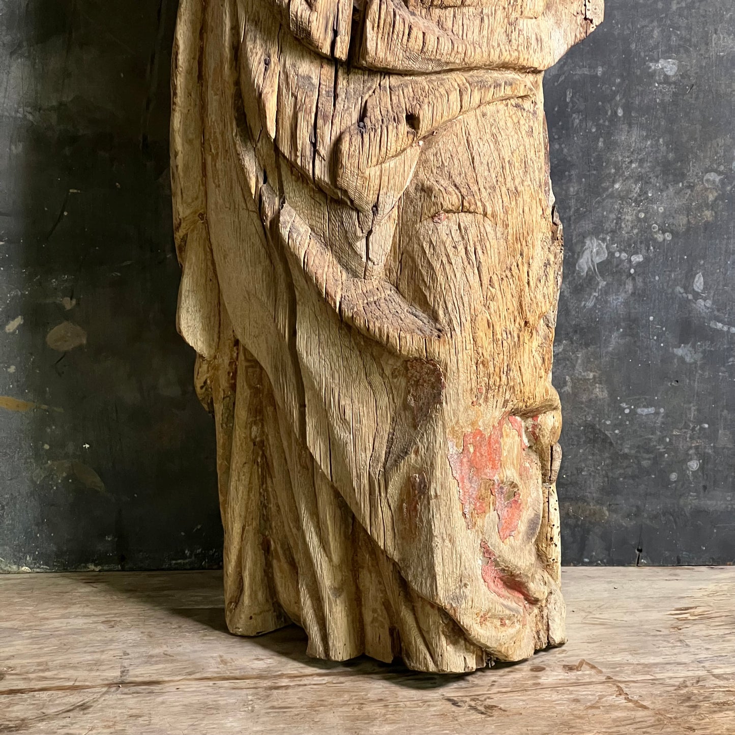 Carved Oak Figure of Saint James the Greater c.1470-1520