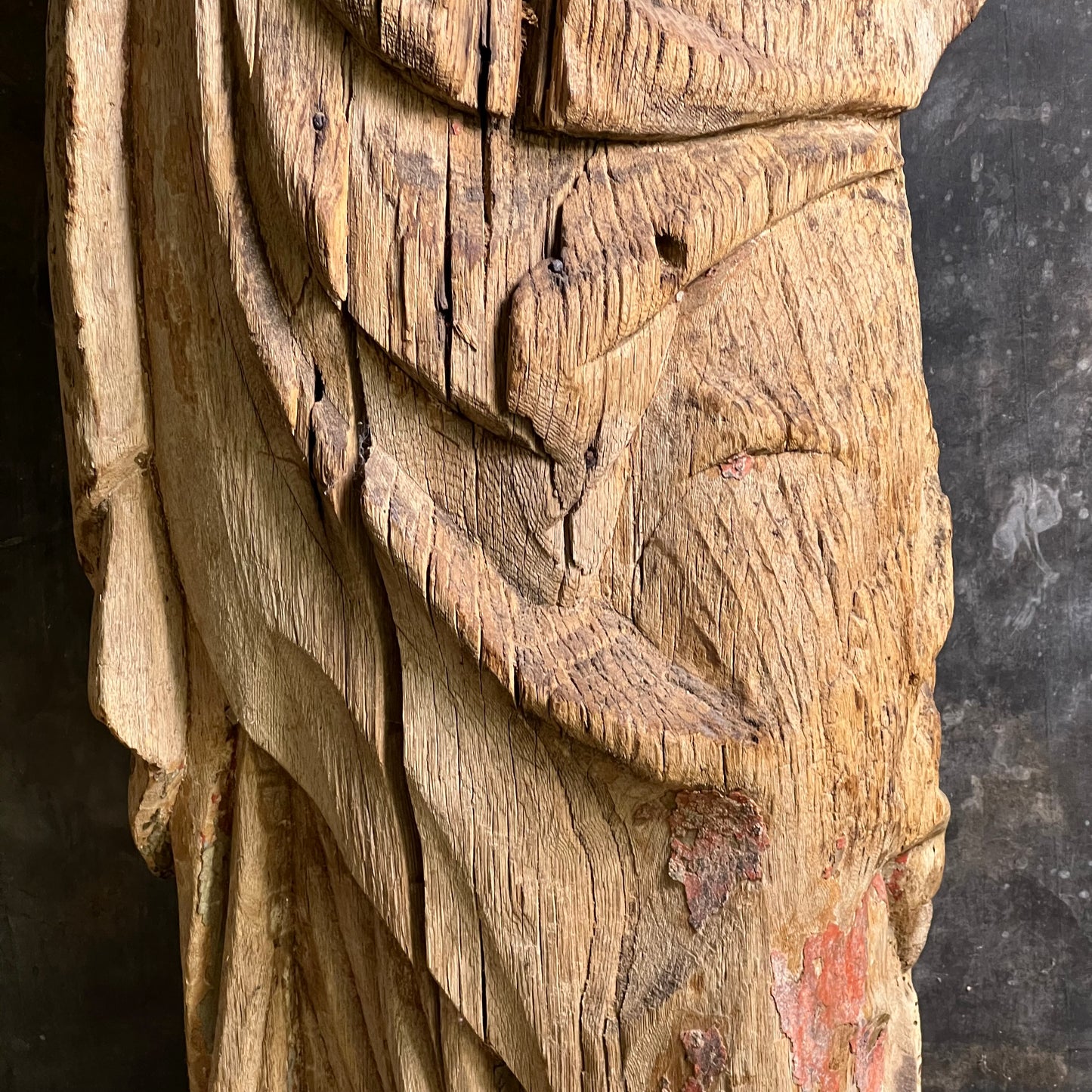 Carved Oak Figure of Saint James the Greater c.1470-1520