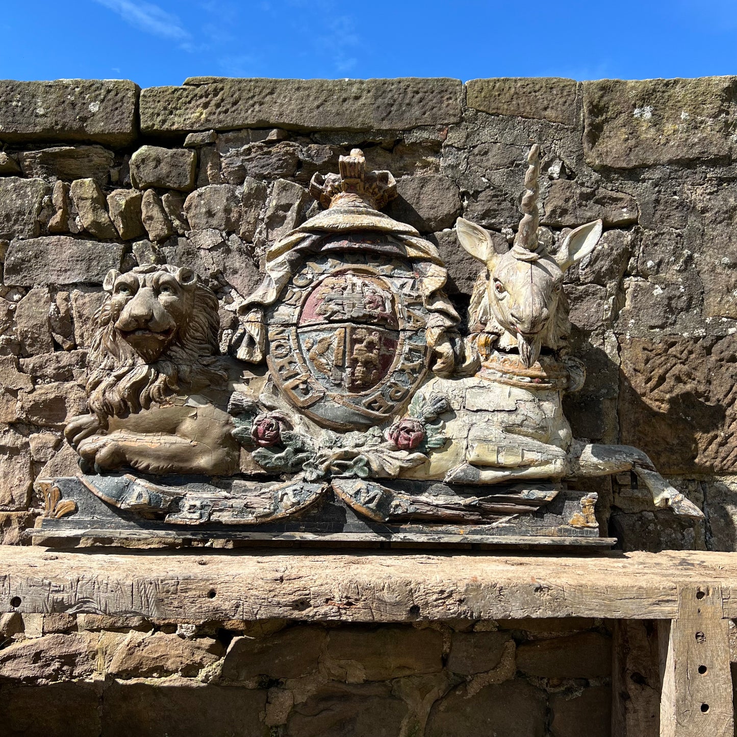 Royal Coat of Arms from Newby Hall c.1860