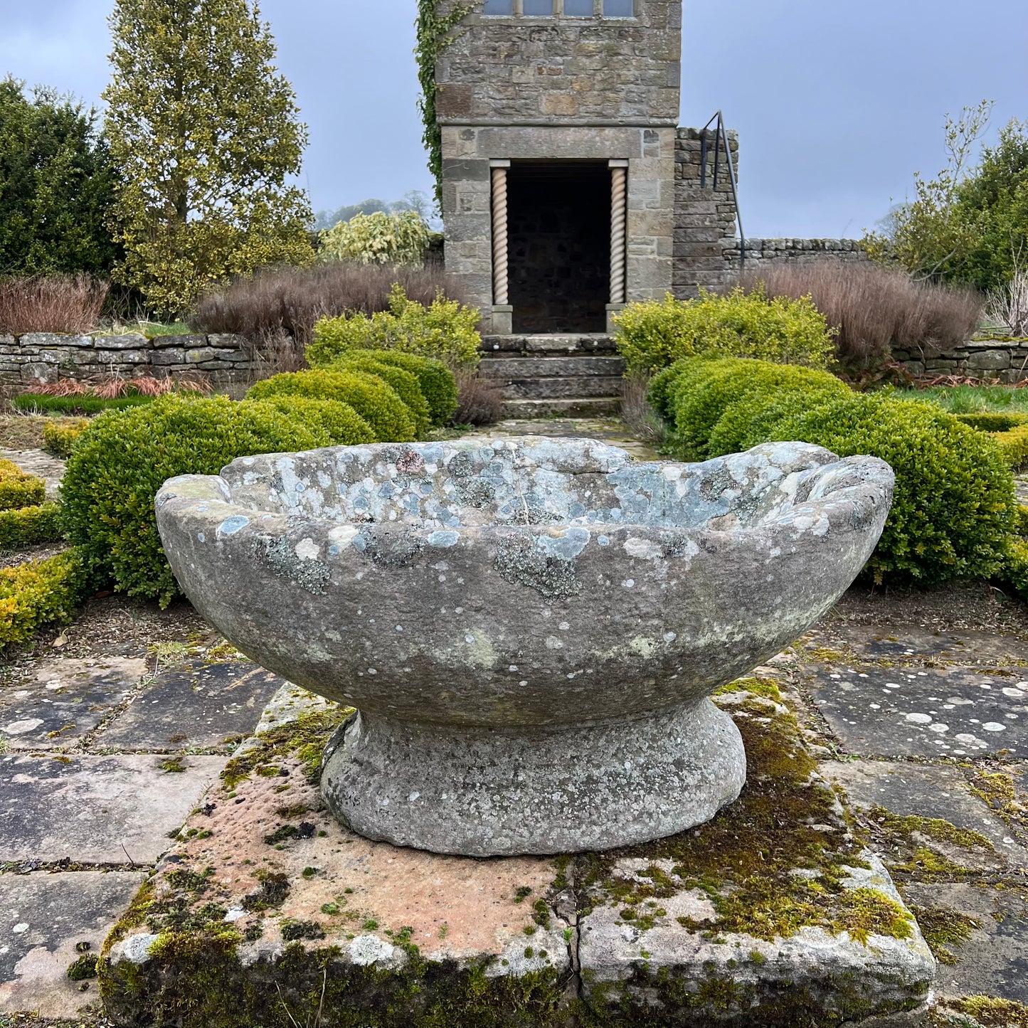 Monumental Roman Basin or Lavabo from Furness Abbey