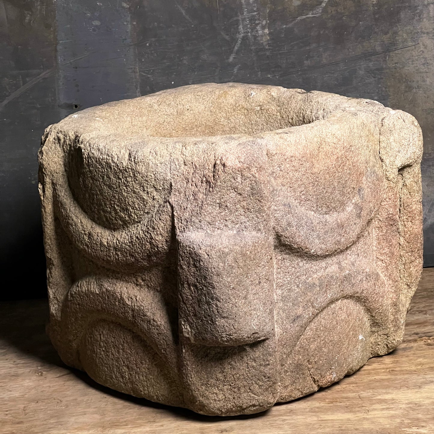 Rare Romanesque Medieval Double-Bowled Apothecary Mortar