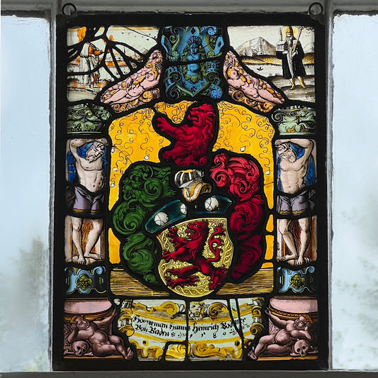 Stained Glass Panel depicting The Arms of Heinrich Bodmer of Baden c.1530