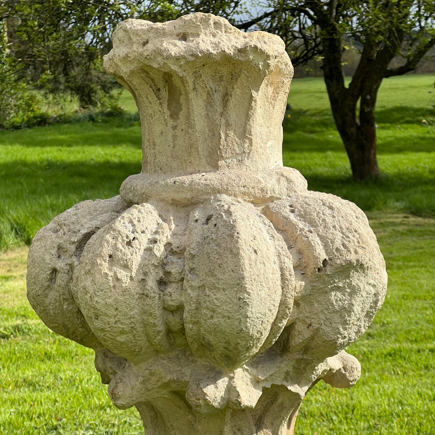 ‘Isabelline’ Pomegranate Finial from Granada c.1500-1520