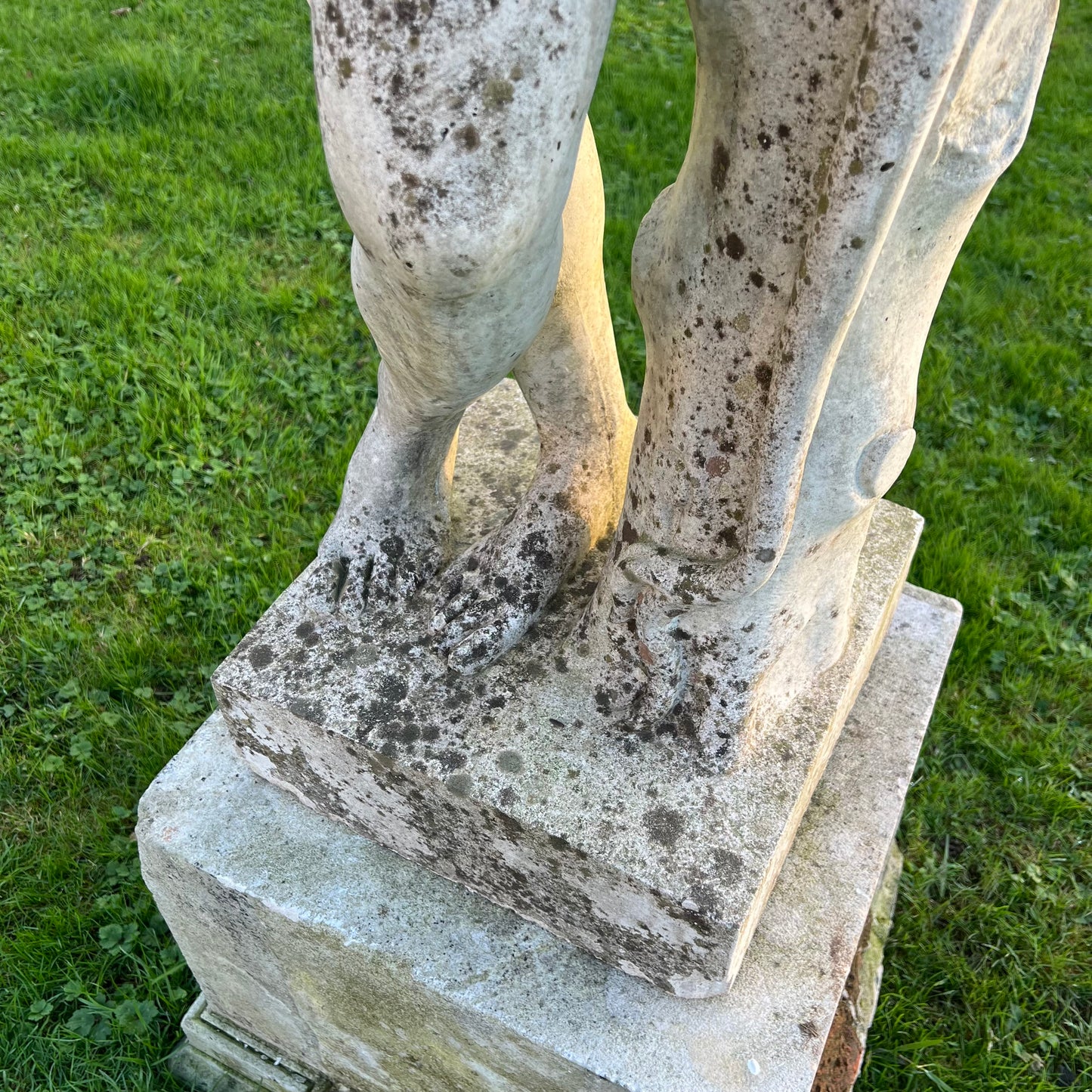 Mid-20th Century Composite Stone Statue of Pan