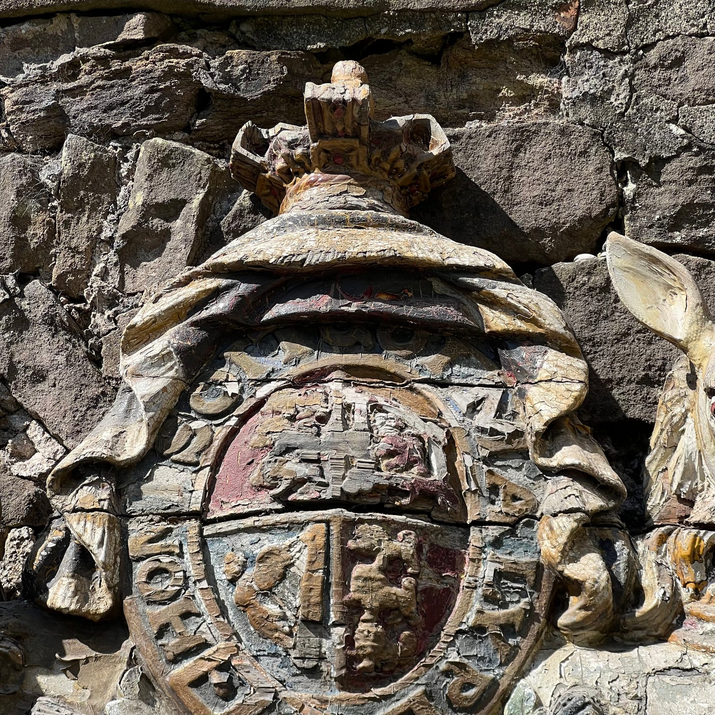Royal Coat of Arms from Newby Hall c.1860