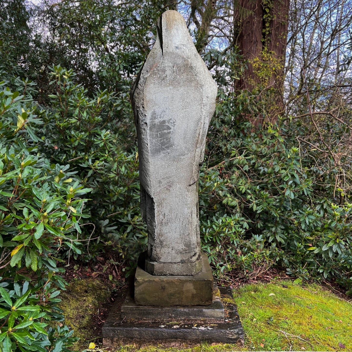 French Limestone Statue of the Madonna c.1780
