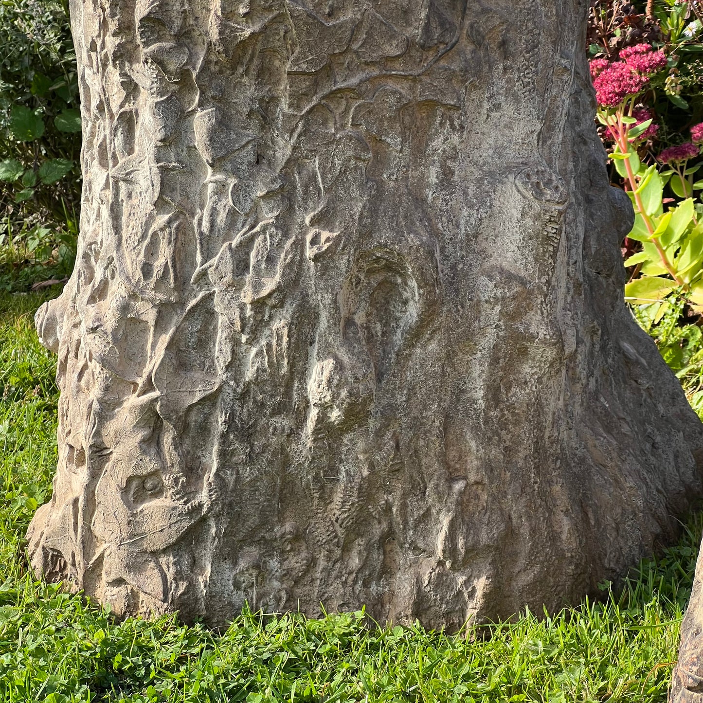 Pair of English Terracotta Tree Stump or Stumpery Pedestals by Gibbs & Canning, Tamworth c.1870