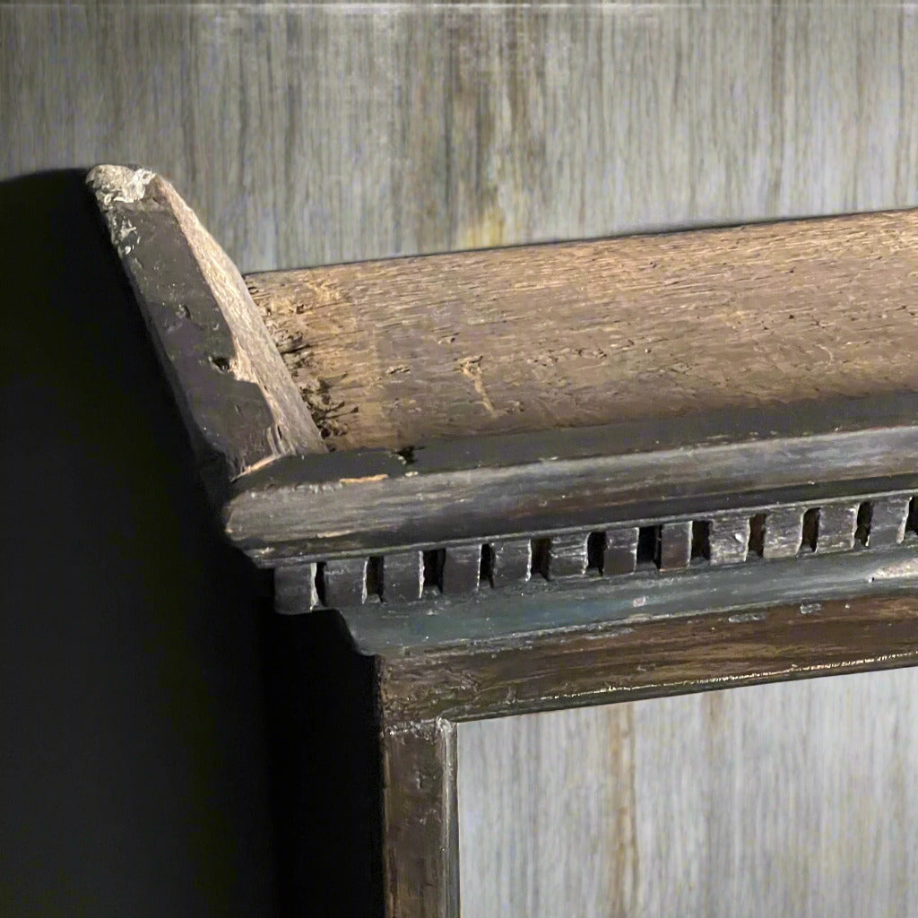 Mid-18th Century Dutch Delft Wall Rack with Original Patinated Paint, c.1740–1760