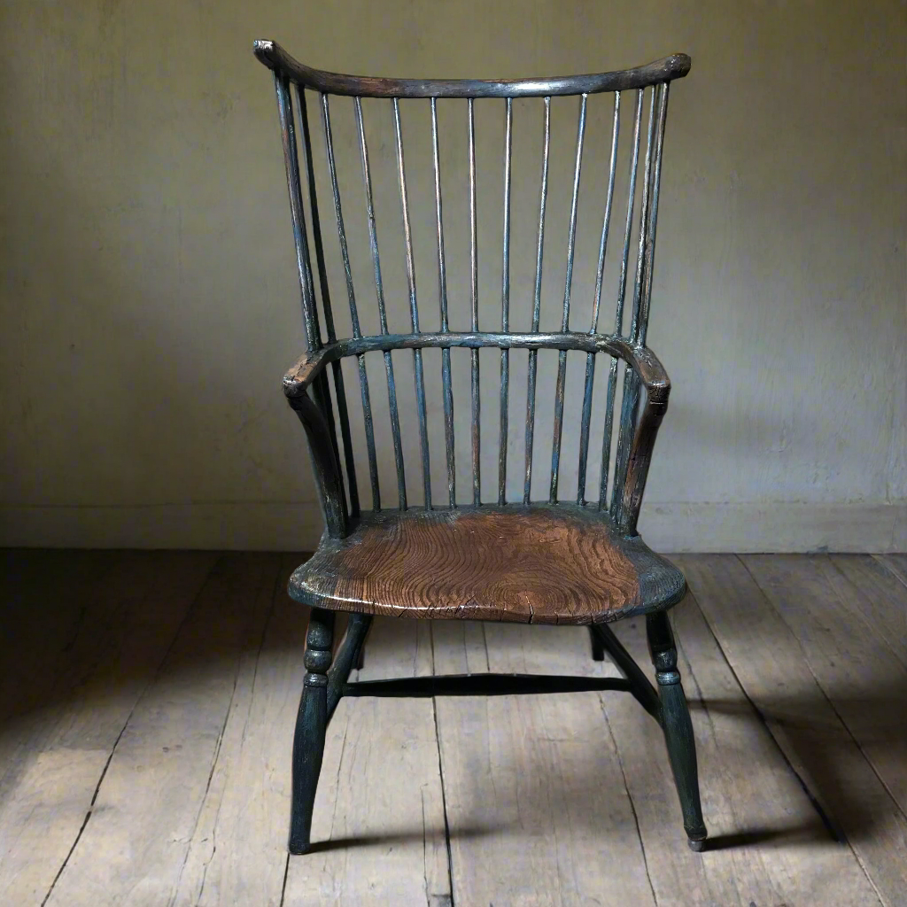 Leicestershire Comb-Back Windsor Armchair c.1780–1800