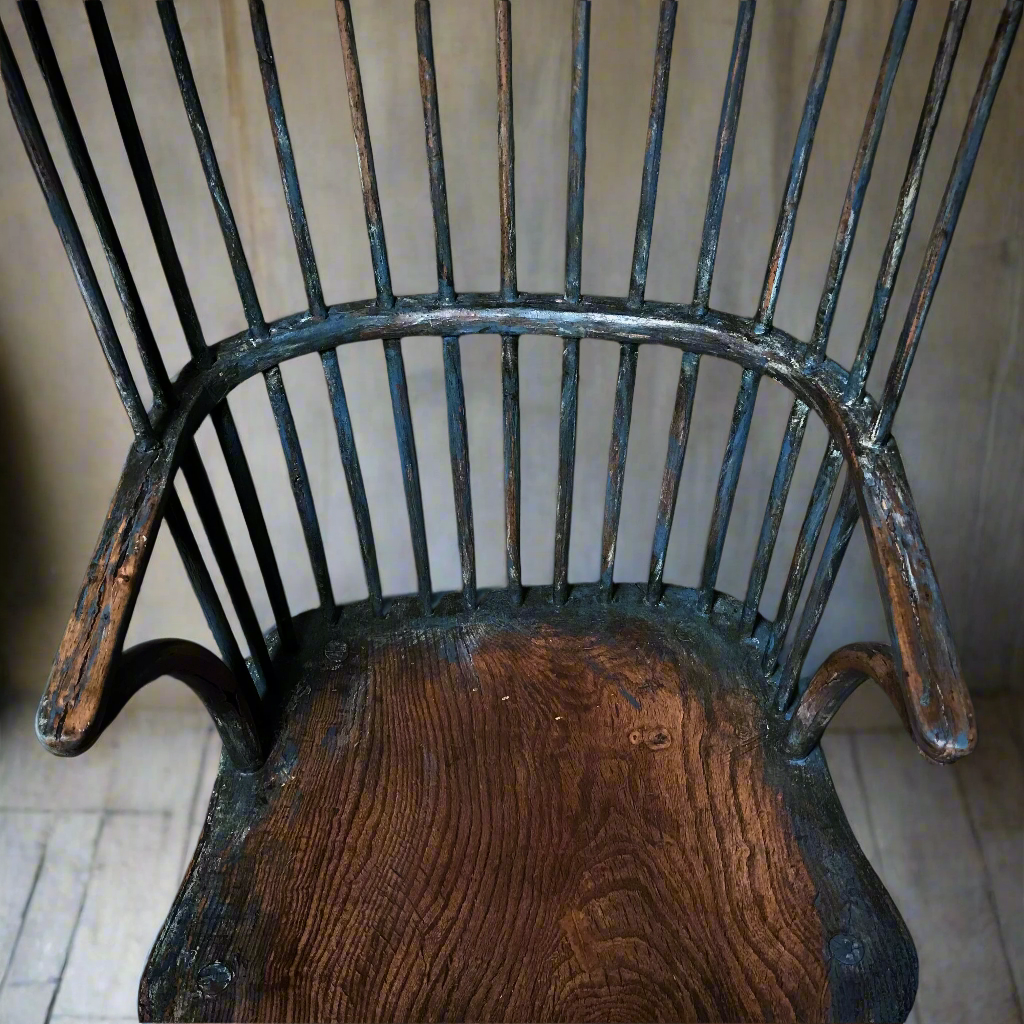 Leicestershire Comb-Back Windsor Armchair c.1780–1800