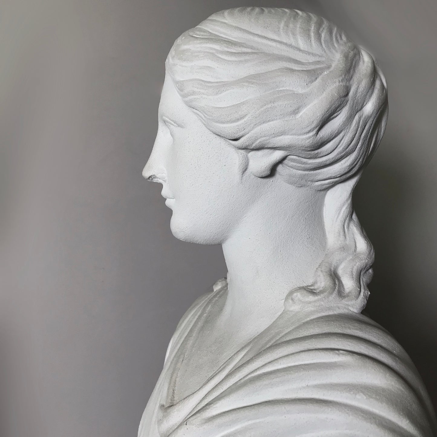 Life-size Regency Humphrey Hopper Plaster Statues of Athena and Demeter from Harewood House c.1815