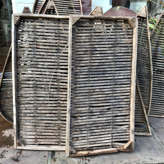 20th c. Geometric French Prune Drying Racks