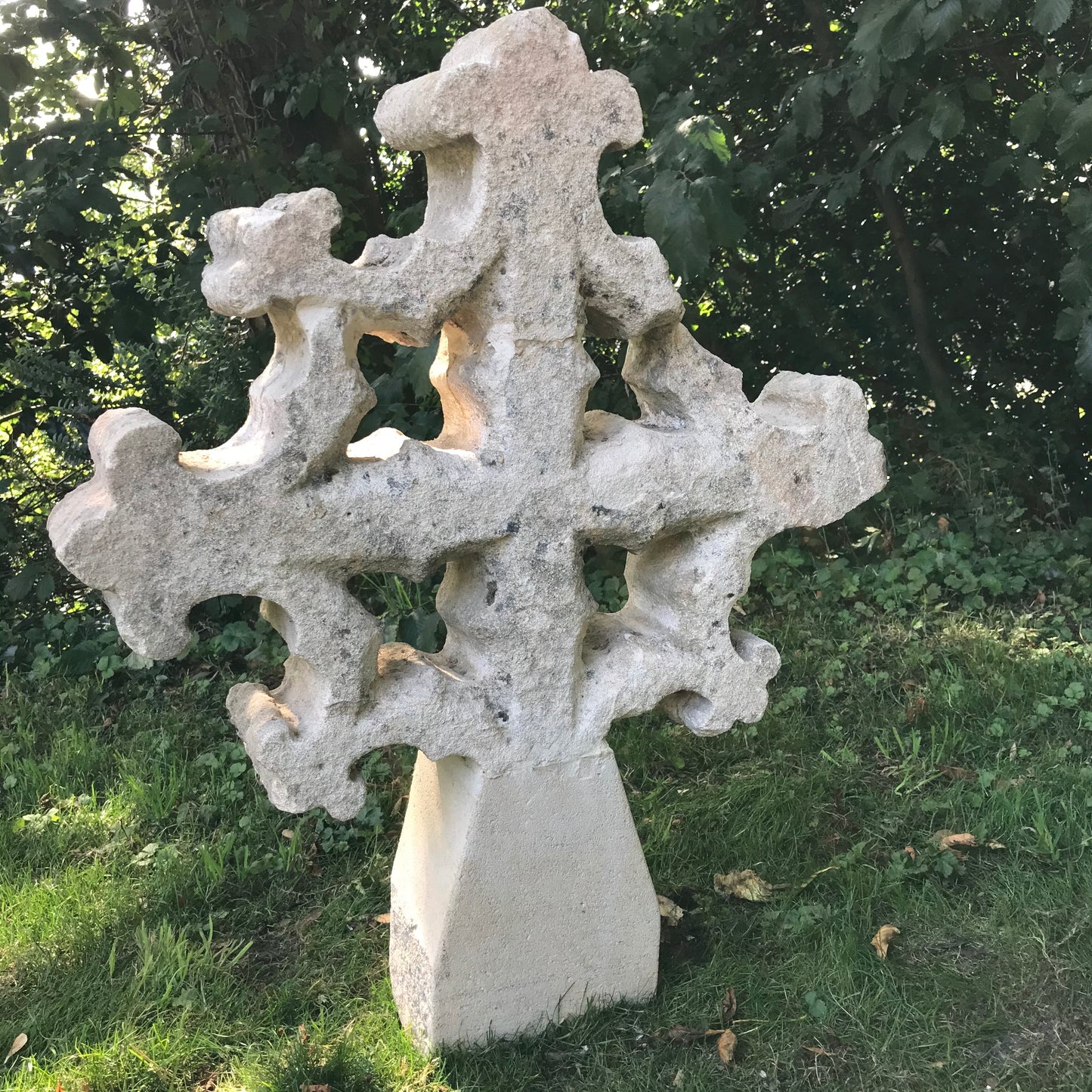 Large English Medieval Church Stone Cross