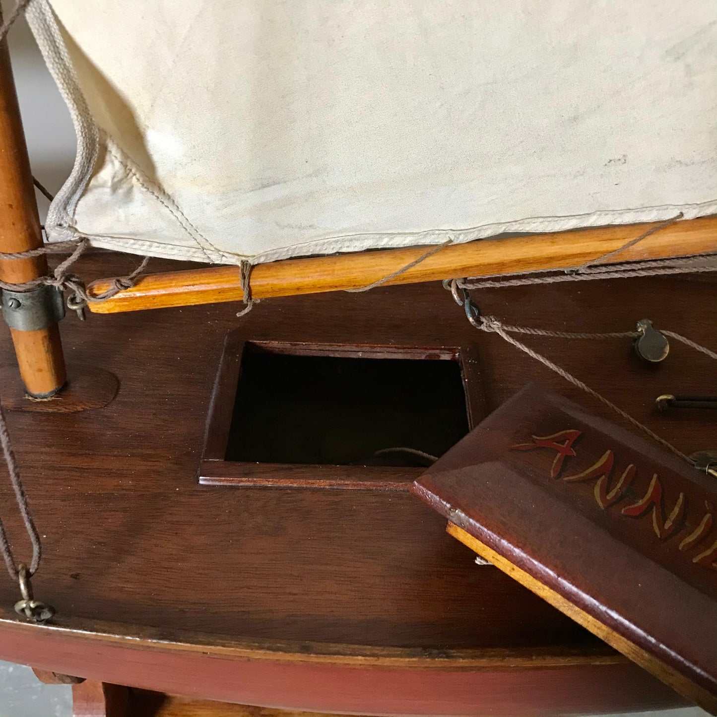 WJ Daniels Designed Racing Yacht “ANNIE” c.1930