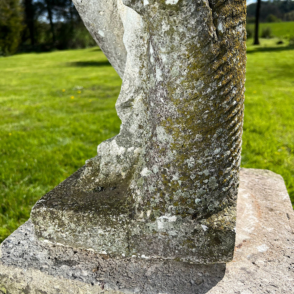 Statue of Flora with Plinth Mid 20th Century