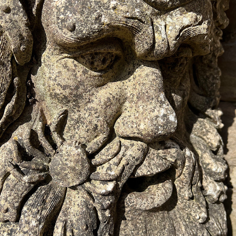 Neptune Mascaron Wall Fountain