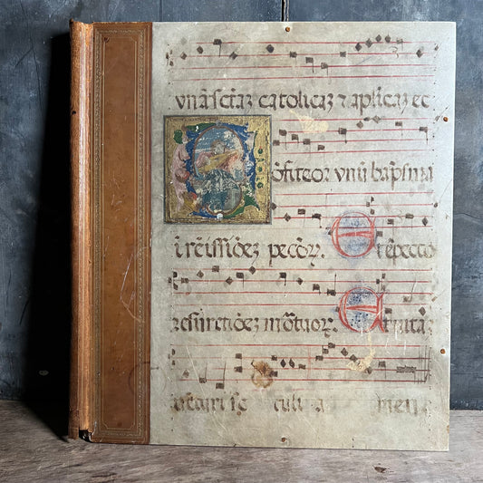 Rare Medieval Illuminated Manuscript c.1440