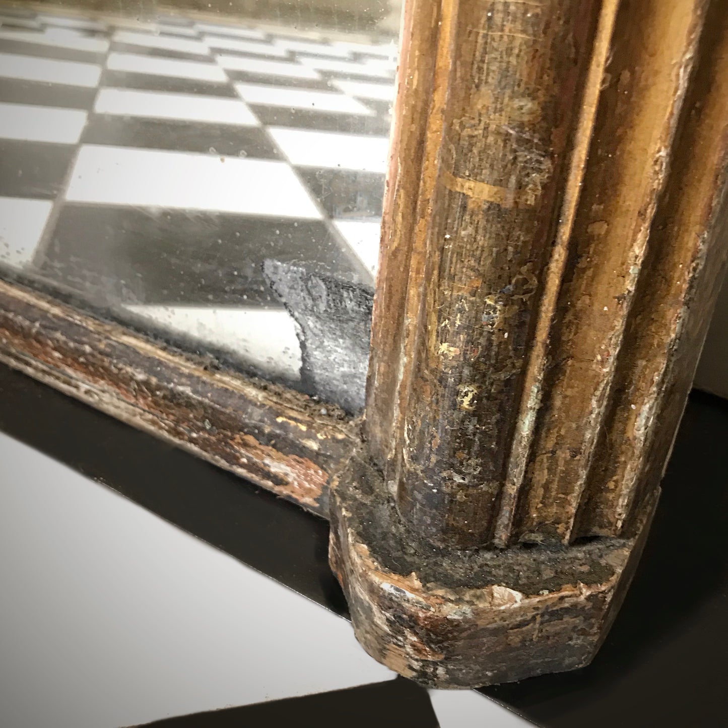 Huge-scale 10ft Saville Row Gilded Tailors’ Mirror c.1880