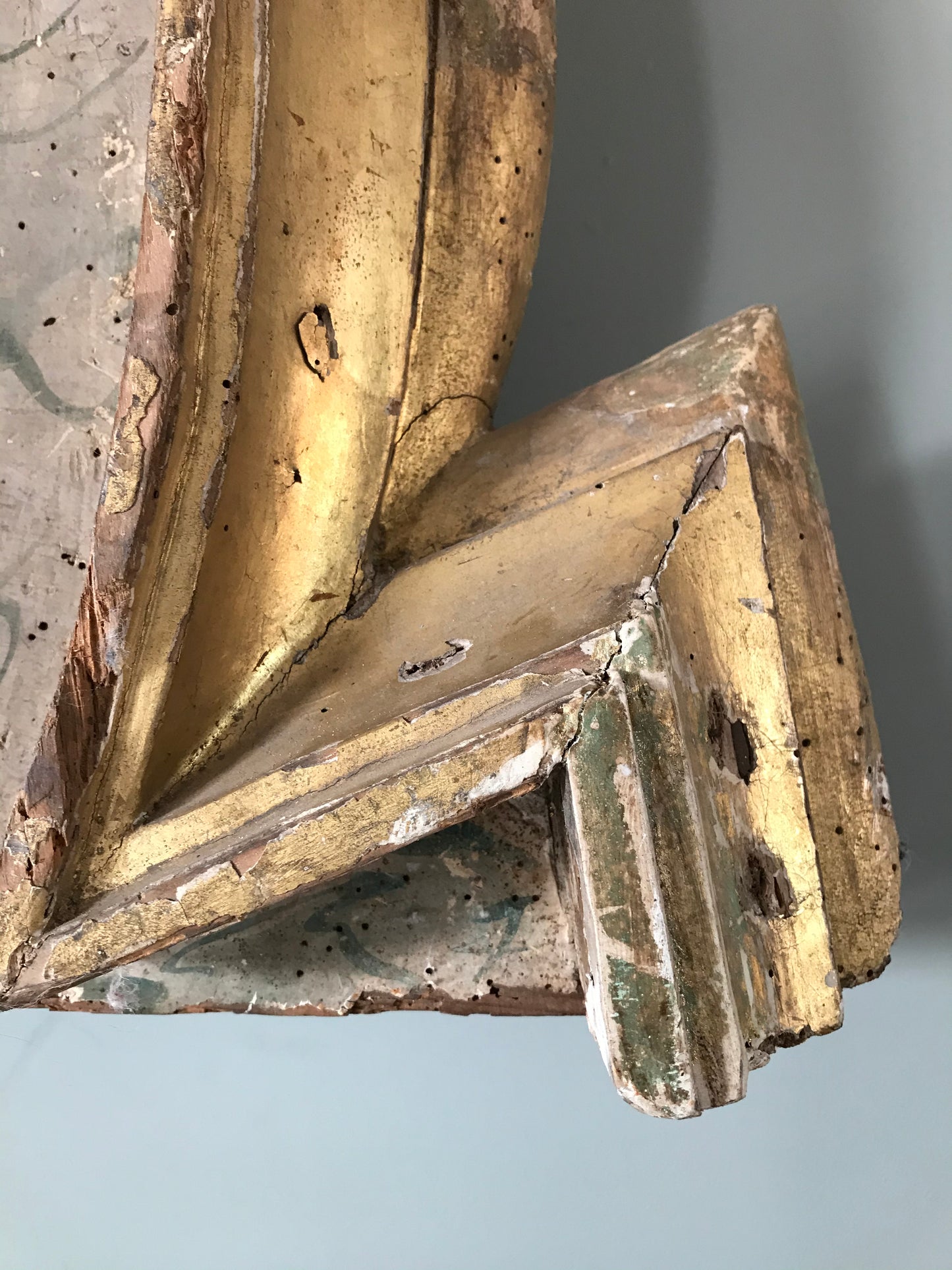 Large Italian Antiques Shop Sign c.1870