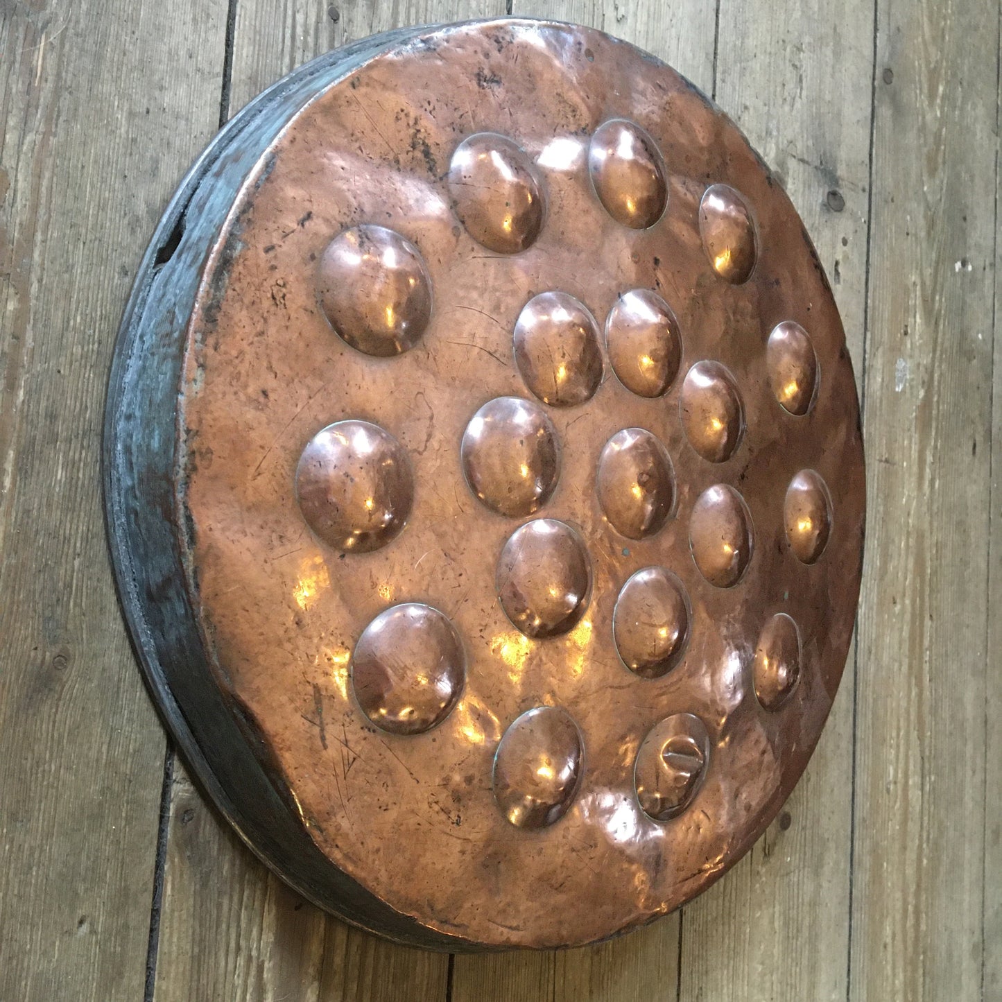 Extra Large Escargot Copper Pan