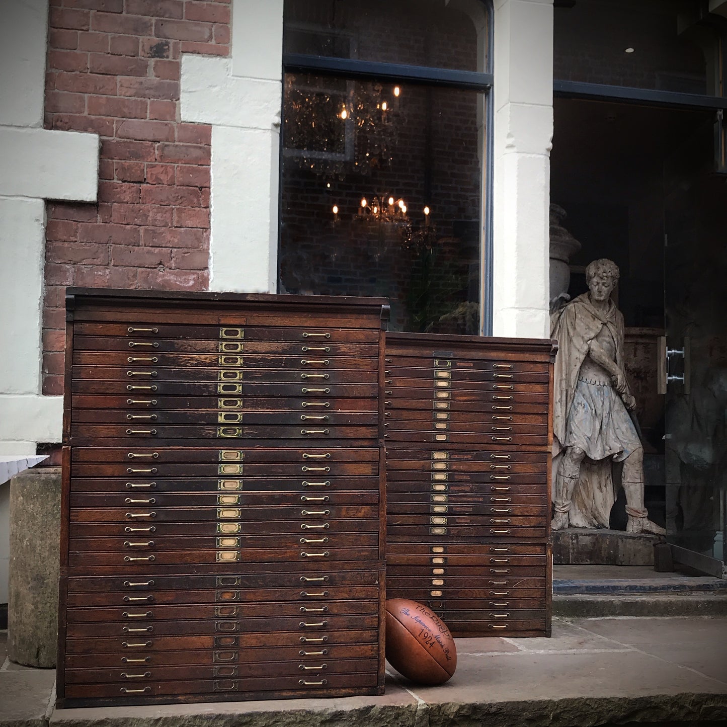 A Pair of Large Plan Chests c.1920
