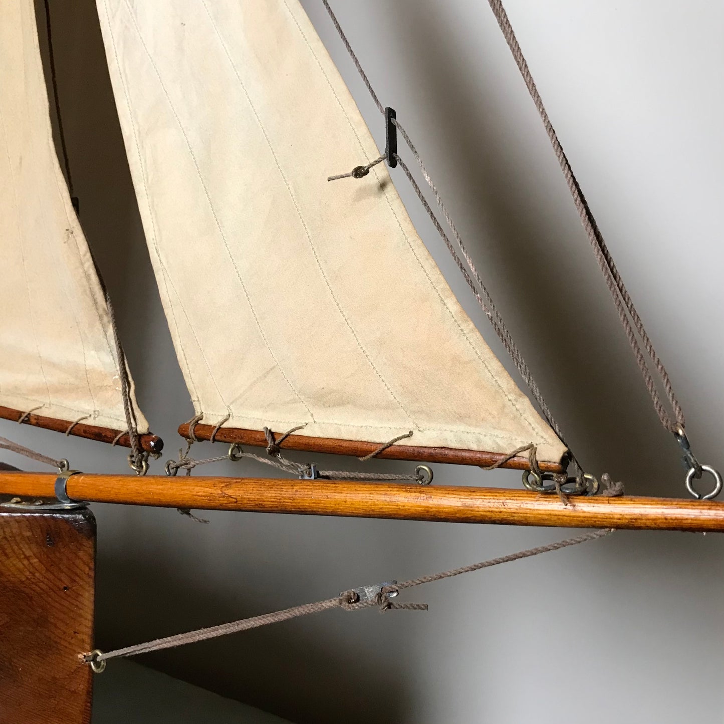 Gaffer Rig Pond Yacht “F.W.Y.C” c.1910