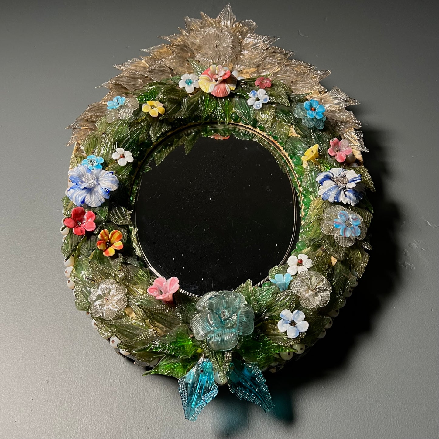Italian Venetian “Primavera” Murano Mirror c.1860