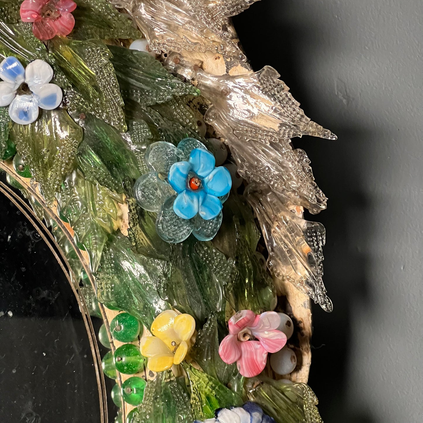 Italian Venetian “Primavera” Murano Mirror c.1860