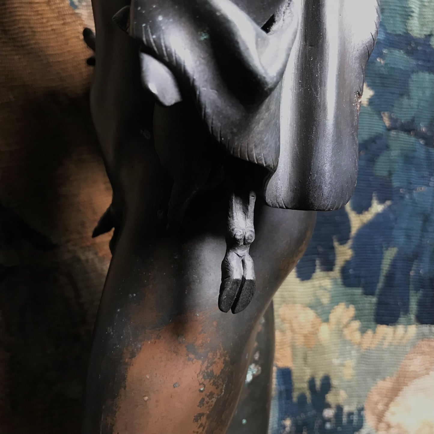 “Narcissus” Bronze by Sabatino de Angelis & Fils dated 1889