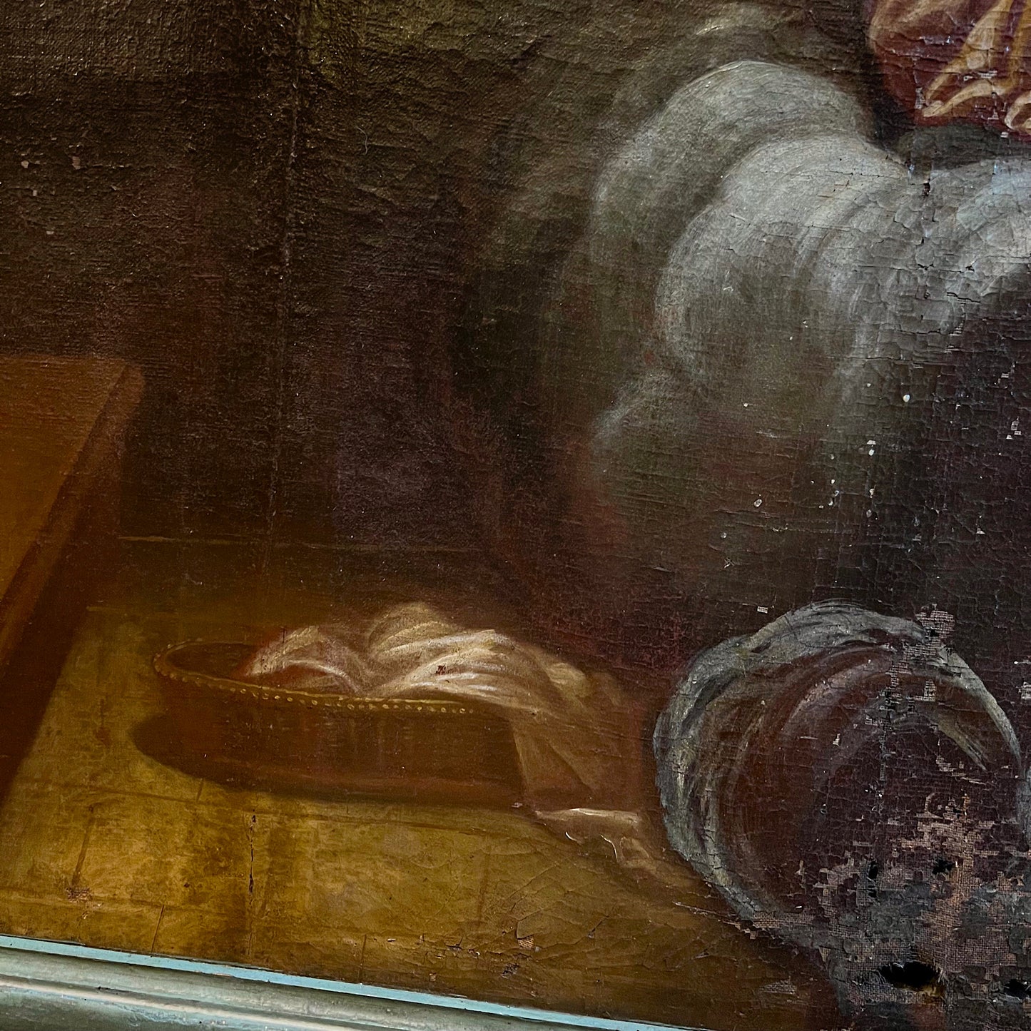 “The Annunciation” Spanish School After Murillo Baroque Oil on Canvas c.1640