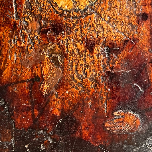 English 14th Century Medieval Panel Depicting Edward III