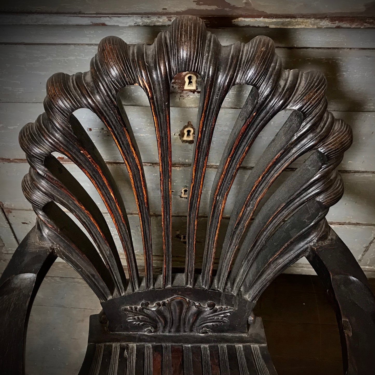 A George II English Grotto Chair in the Manner of William Kent