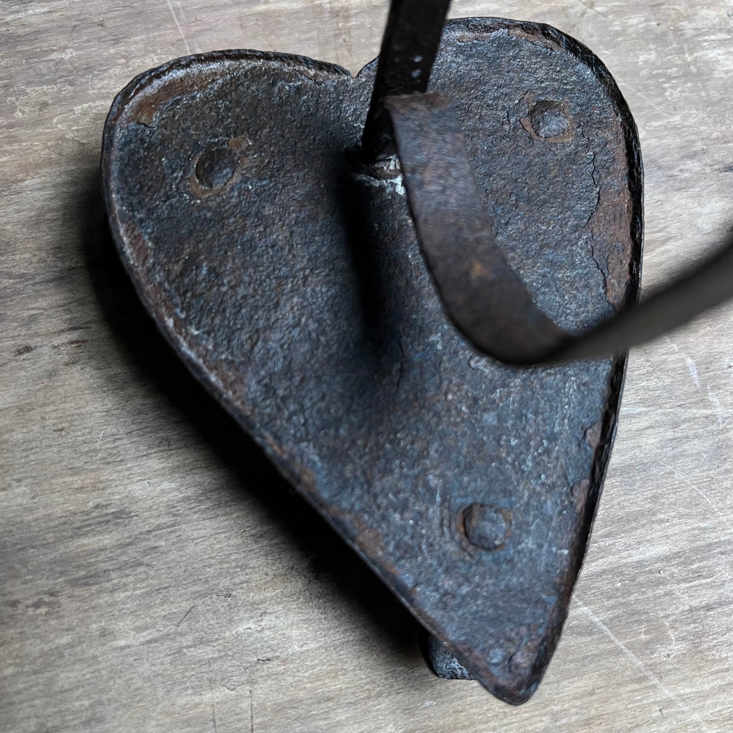 Alpine Splint Rushlight Candleholder c.1720-1750