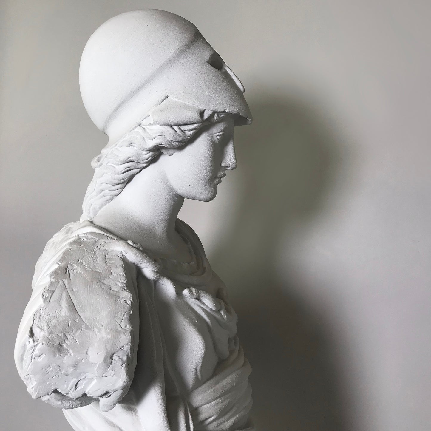 Life-size Regency Humphrey Hopper Plaster Statues of Athena and Demeter from Harewood House c.1815